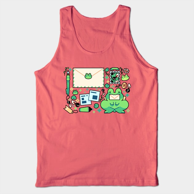 Frog mail Tank Top by Lemonscribs